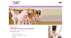 Desktop Screenshot of detodoendanza.com